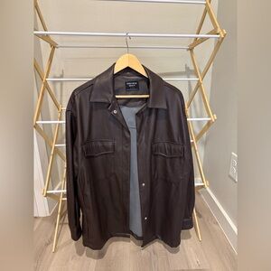 Streetwear Society Faux Leather Jacket